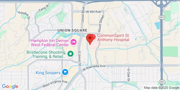 Map of 11700 W 2nd Pl Ste 100 Lakewood, CO 80228