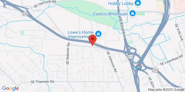 Map of 7525 SE Lake Rd Portland, OR 97267