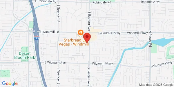Map of 8215 S Eastern Ave Ste 285 Las Vegas, NV 89123