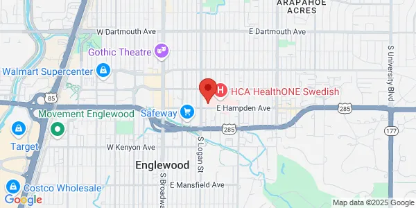 Map of 499 E Hampden Ave Ste 290 Englewood, CO 80113