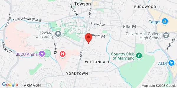 Map of 7801 York Rd Ste 360 Towson, MD 21204