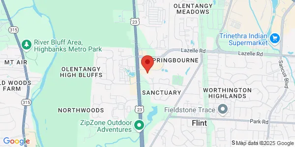 Map of 55 Dillmont Dr Ste 101 Columbus, OH 43235