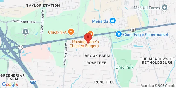 Map of 6465 E Broad St Ste A1 Columbus, OH 43213