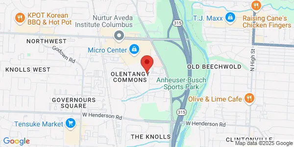 Map of 4830 Knightsbridge Blvd Ste K Columbus, OH 43214
