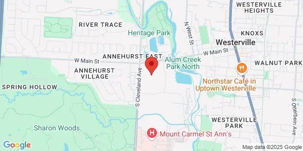 Map of 56 Westerview Dr Westerville, OH 43081