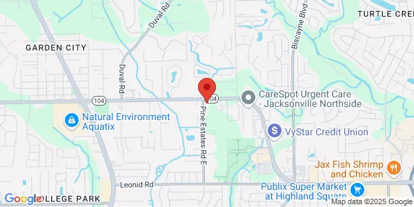 Map of 2262 Dunn Ave Suite Ste 2 Jacksonville, FL 32218