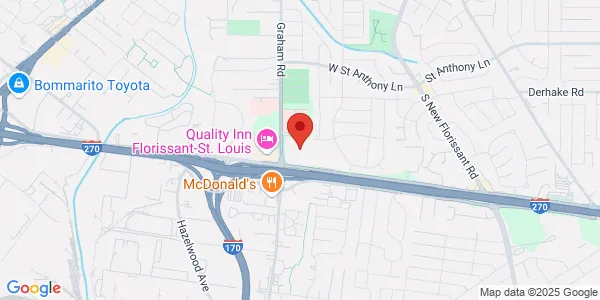 Map of 225 Dunn Rd Florissant, MO 63031