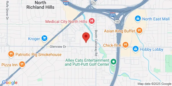 Map of 4109 Cagle Dr Ste A North Richland Hills, TX 76180
