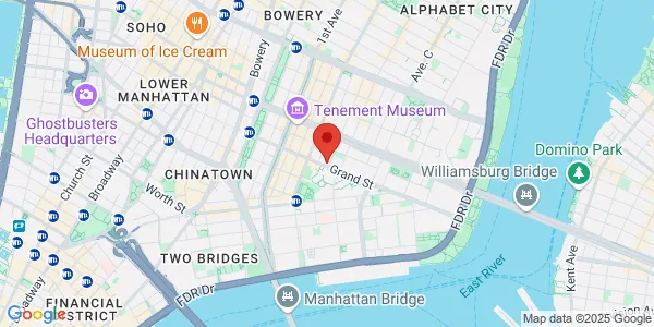 Map of 384 Grand Street Front New York, NY 10002