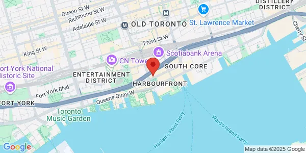 Map of 110 Harbour Street Suite 301 Toronto, ON M5J 0B7 Canada