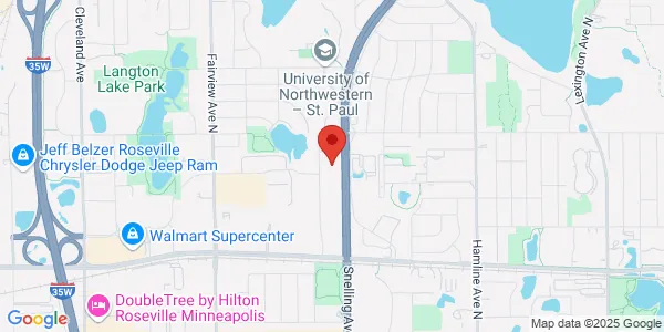Map of 2831 Snelling Ave N Roseville, MN 55113