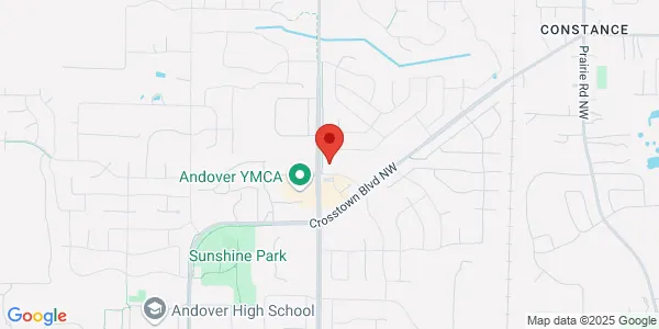 Map of 15245 Bluebird St NW Andover, MN 55304