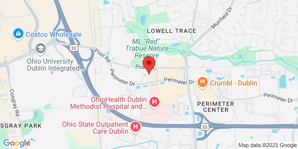 Map of 6670 Perimeter Dr Ste 120 Dublin, OH 43016