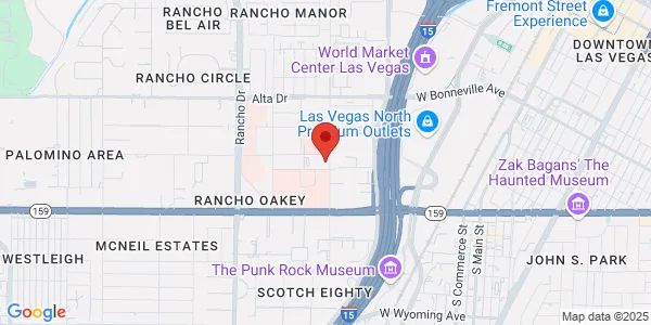 Map of 700 Shadow Ln Ste 240 Las Vegas, NV 89106