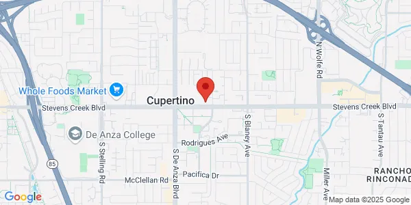 Map of 20269 Stevens Creek Blvd Cupertino, CA 95014