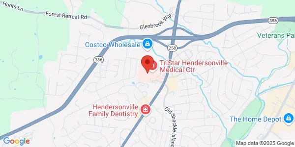Map of 353 New Shackle Island Rd Ste 221B Hendersonville, TN 37075
