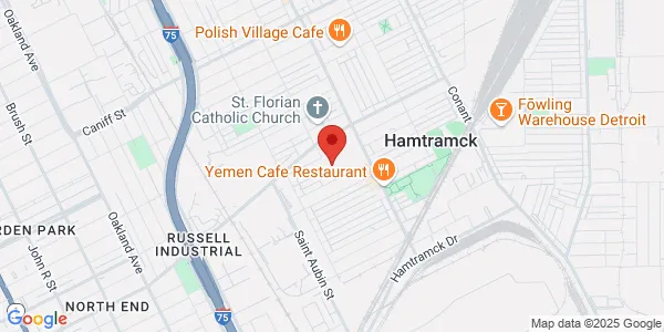 Map of 9100 Brombach St Hamtramck, MI 48212
