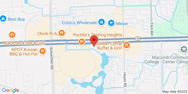 Map of 14500 Hall Rd Sterling Heights, MI 48313