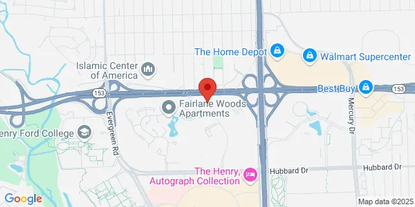 Map of 5500 Auto Club Dr Dearborn, MI 48126
