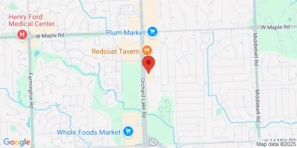 Map of 6901 Orchard Lake Rd West Bloomfield Township, MI 48322