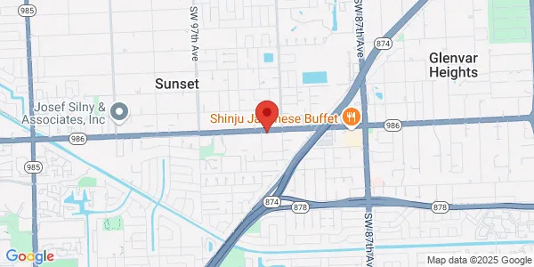 Map of 9290 SW 72nd St Miami, FL 33173