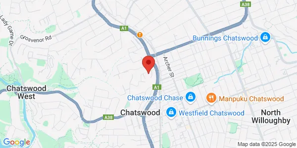 Map of 10 Wyvern Ave Chatswood New South Wales 2067 Australia