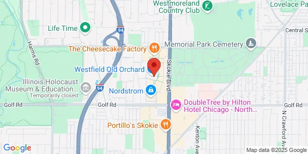 Map of 4905 Old Orchard Ctr Ste 229 Skokie, IL 60077