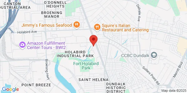 Map of 6610 Tributary St Baltimore, MD 21224