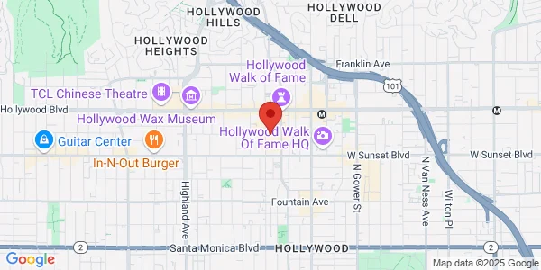 Map of 6430 Selma Ave Fl 1 Hollywood, CA 90028