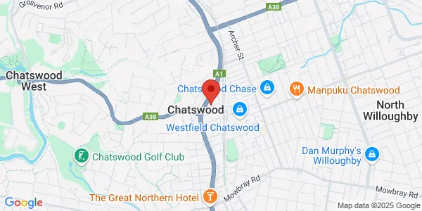 Map of Level 20, Tower A, Zenith Centre 821 Pacific Hwy Chatswood New South Wales 2067 Australia