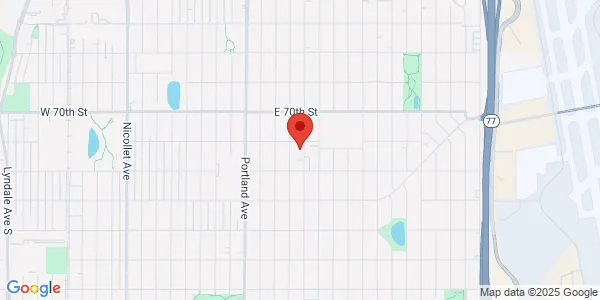 Map of 7108 Chicago Ave Minneapolis, MN 55423