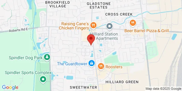Map of 2371 Hilliard Rome Rd Hilliard, OH 43026