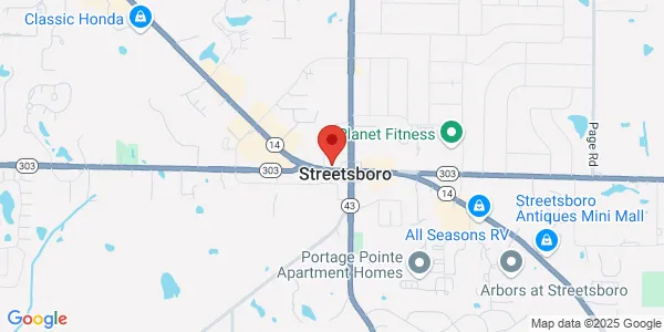 Map of 9300 St Rte 14 Streetsboro, OH 44241