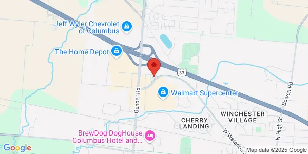 Map of 710 W Waterloo St Canal Winchester, OH 43110