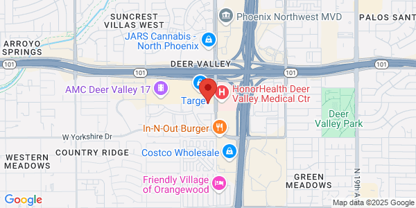 Map of 19646 N 27th Ave Ste 205 Phoenix, AZ 85027