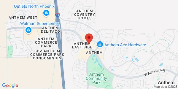 Map of 3648 W Anthem Way Bldg Bldg A-100C Anthem, AZ 85086