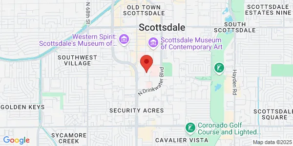 Map of 7242 E Osborn Rd Ste 210 Scottsdale, AZ 85251