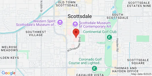 Map of 7400 E Osborn Rd Scottsdale, AZ 85251