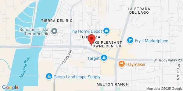 Map of 10230 W Happy Valley Pkwy Ste 100 C Peoria, AZ 85383