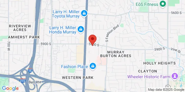 Map of 166 East 5900 S Ste B109 Salt Lake City, UT 84107
