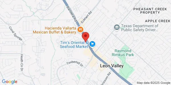 Map of 7108 Bandera Rd San Antonio, TX 78238