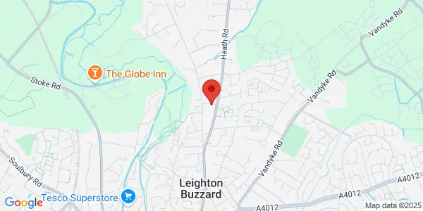 Map of 11 Carnation Close Leighton Buzzard Bedfordshire LU7 3HW United Kingdom