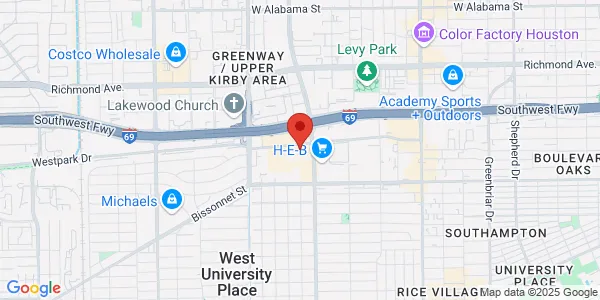 Map of 5110 Buffalo Speedway Ste 200 Houston, TX 77005