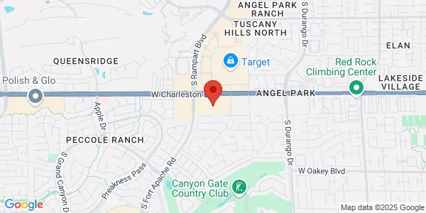 Map of 8885 W Charleston Blvd Ste 140 Las Vegas, NV 89117