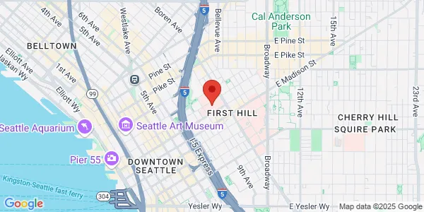 Map of 1100 9th Ave Virginia Mason Seattle, WA 98101