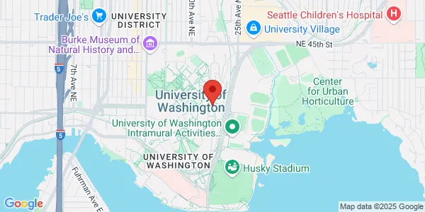 Map of 4060 E Stevens Way NE Seattle, WA 98195