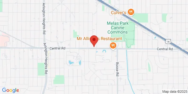 Map of 1300 E Central Rd 2nd F Arlington Heights, IL 60005