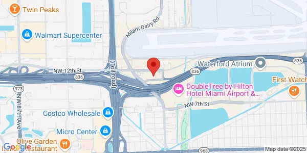 Map of 7270 NW 12th St Ste 410 Miami, FL 33126