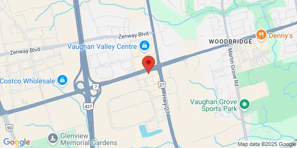 Map of 6175 Highway 7 Units 19-22 Vaughan, ON L4H 0P6 Canada