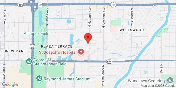 Map of 4700 N Habana Ave Tampa, FL 33614